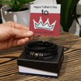 thumbnail image 2 of Happy Father's Day to The King of the Castle Bracelet, 2 of 6