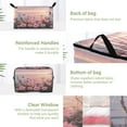thumbnail image 4 of BZSMCE Under Bed Storage Bags With Reinforced Handles Pink Daisies Sea Underbed Storage, 4 of 7