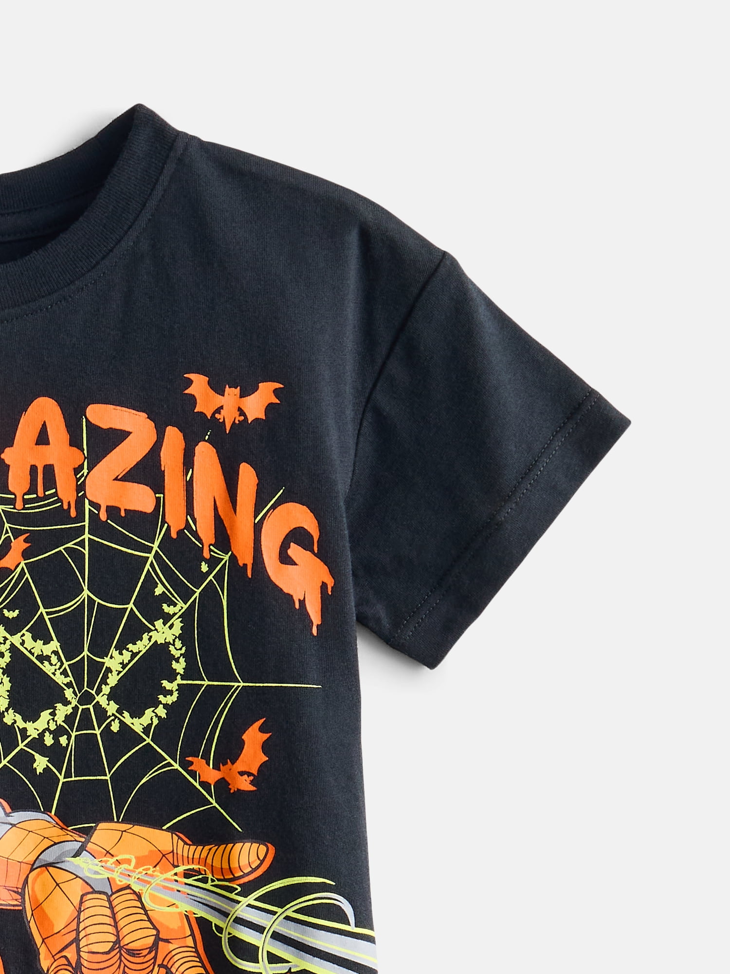 Spider-Man Toddler Boys Halloween Graphic Tee with Short Sleeves, Sizes 12M-5T