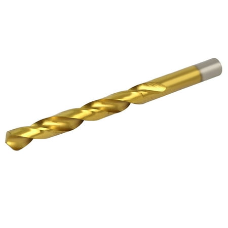 

1/2-inch Drilling Dia Titanium Plated Double Flutes Twist Drill Bit