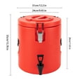 thumbnail image 3 of 15L Stainless Steel Insulated Thermal Hot and Cold Beverage Dispenser With Lid, 3 of 14