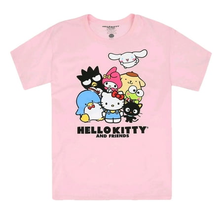 Sanrio Hello Kitty and Friends Pink Graphic T-Shirt - Small