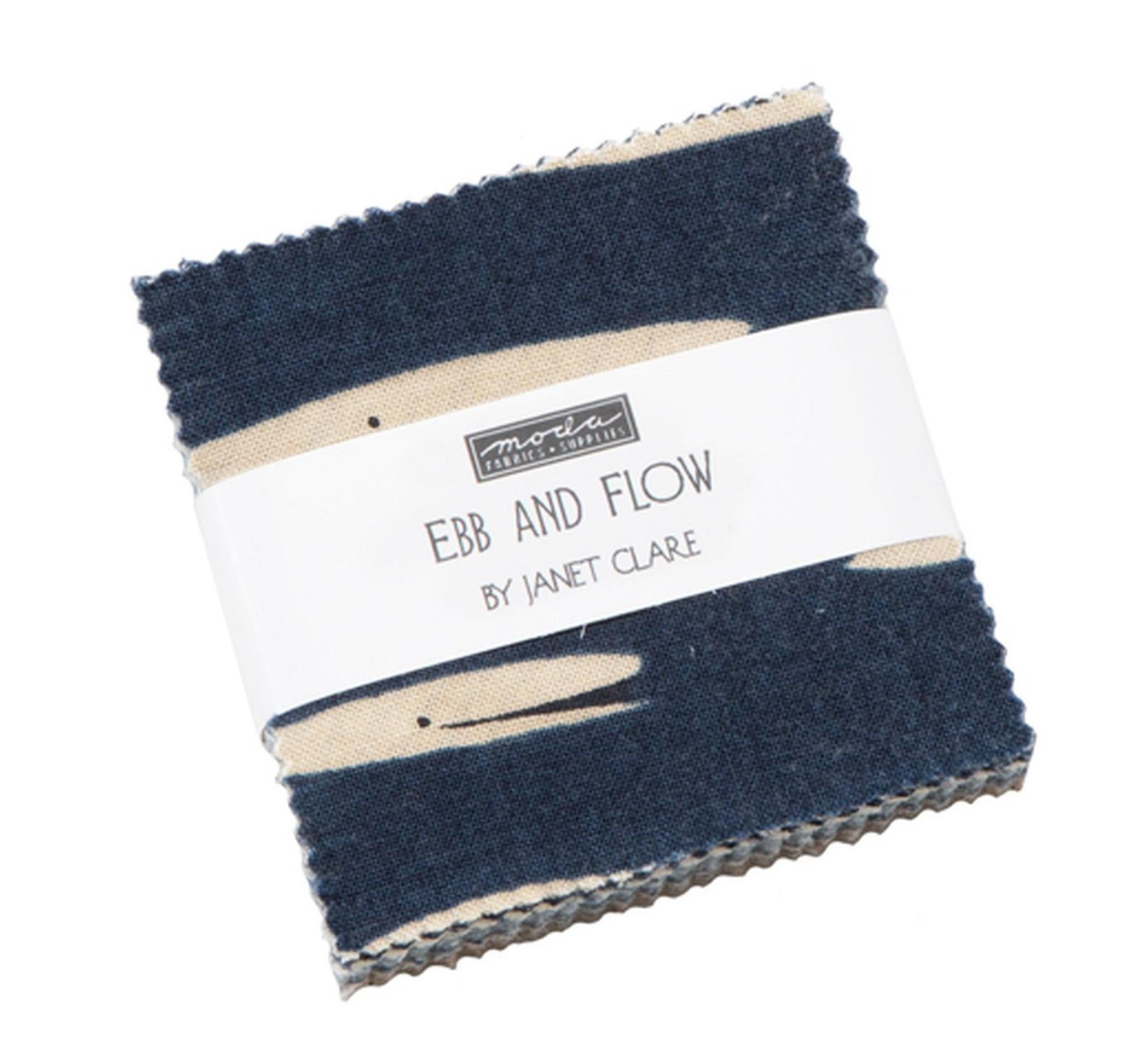 Ebb and Flow Moda Mini Charm Pack by Janet Clare; 42 - 2.5" Precut
