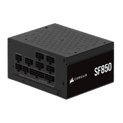 Corsair SF RPS0175 850W Power Supply - Black - SFX, Internal - 120 V, 230 V Input - 3.3 V, 5 V, 12 V, 5 V SB Output - 850 W - PCI Express Connector 5.1 - 1 Fan(s) - NVIDIA SLI Supported - Low Noise