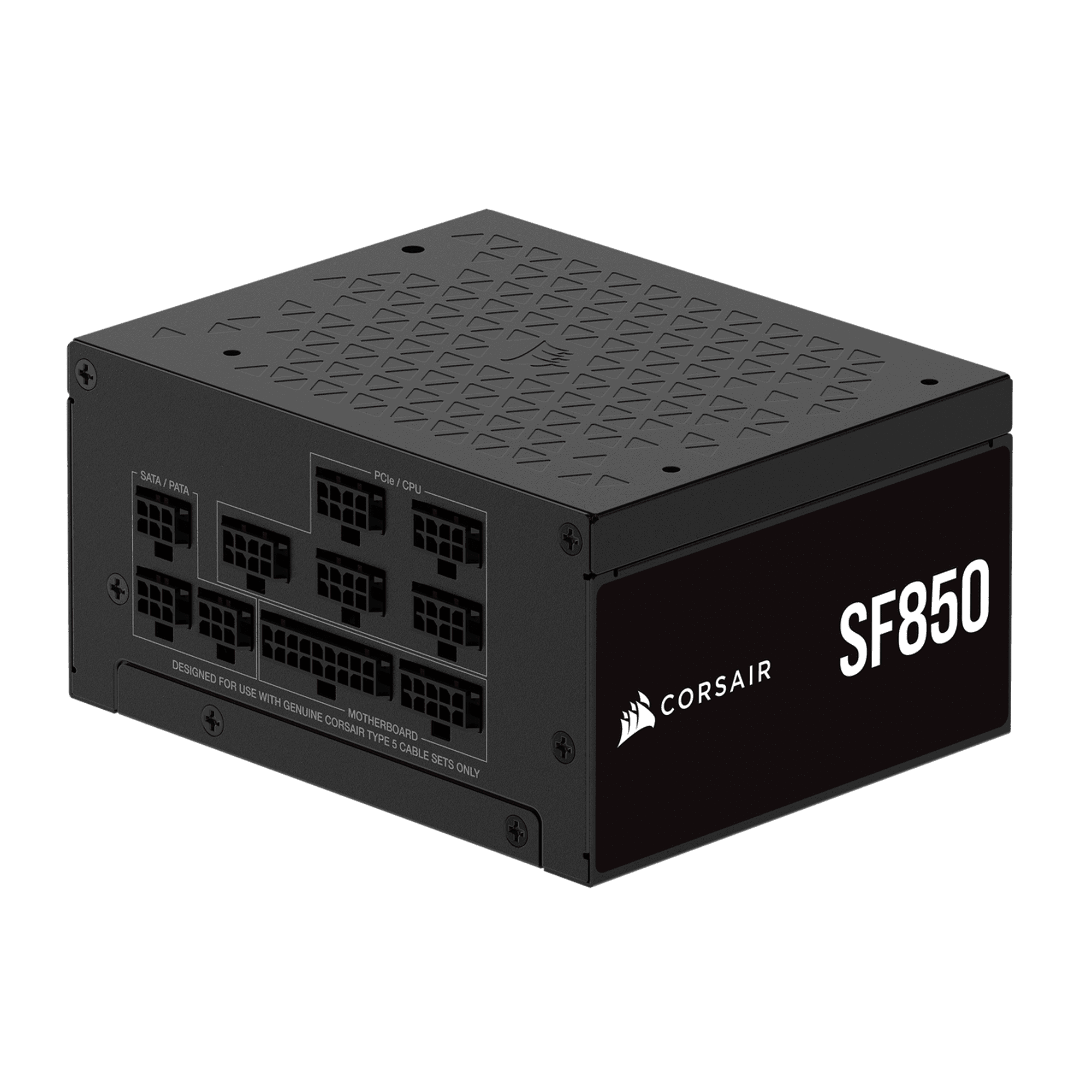 Corsair SF RPS0175 850W Power Supply - Black - SFX, Internal - 120 V, 230 V Input - 3.3 V, 5 V, 12 V, 5 V SB Output - 850 W - PCI Express Connector 5.1 - 1 Fan(s) - NVIDIA SLI Supported - Low Noise