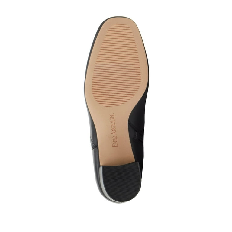 ENZO ANGIOLINI Womens Black Comfort Stretch Phaenna Square Toe
