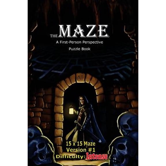 Pre-Owned Maze : A First-person Perspective Puzzle Book Intense 15x15 Version #1