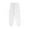 White, variant on Kureaily Mens Cotton Yoga Pants Elastic Waist Trousers Casual Summer Beach Cargo Pants