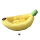 thumbnail image 3 of Billuyoard Cama para mascotas de terciopelo cristalino con forma de zanahoria para un sueño confortable. Suministros para mascotas: cama para Perchas para gatos Amarillo METRO, 3 of 6