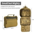 thumbnail image 3 of Toiletry Bag for Men Travel Toiletry Organizer Dopp Kit Organizer Toiletries Travel Bag Shaving Hygiene Bag Bathroom Hanging Men's Toiletry Bag for Short Trips Khaki, 3 of 8