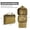 Khaki-1, variant on Toiletry Bag for Men Travel Toiletry Organizer Dopp Kit Organizer Toiletries Travel Bag Shaving Hygiene Bag Bathroom Hanging Men's Toiletry Bag for Short Trips Khaki