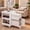 White, variant on Advwin Pedicure Trolley Cart with Foot Rest, Mobile Pedicure Foot Stool Stand with Wheels, Storage Shelves & Cabinet, Rolling Pedicure Station for Nail Tech & Home Salon, White