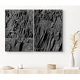 thumbnail image 4 of SIGNLEADER Canvas Print Wall Art Set Grayscale Volcanic Rock Landscape Nature Wilderness Photography Modern Art Rustic Relax/Calm Multicolor for Living Room, Bedroom, Office - 24"x36" x 2 Panels, 4 of 4