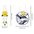 thumbnail image 3 of AOOOWER Sunflower Wind Chimes Metal for Sun Catcher Window Windchimes Hanging Ornaments Home Outdoor Garden Decor, 3 of 21