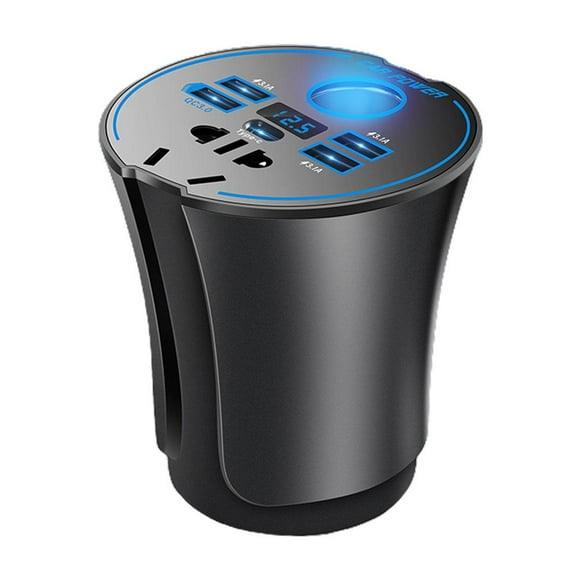 Car inverter converter plug 12V24v to 220V power socket cigarette #FAST CHARGER# ` D9V5