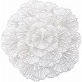 thumbnail image 1 of lacemats Set of 4 Sweet Acacia Elegant Tablemats Flower Round Vinyl Place Mats Table Setting Kitchen Table Mats for Dining, 1 of 4