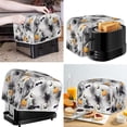 thumbnail image 2 of FKELYI Ghost Pumpkin Bat Toaster Covers Lightweight 2-Slice Small Toaster Accessories Decorative Reusable Halloween Wide Slot Toaster Accessories, 2 of 7