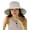 Beige, variant on Sun Hats for Women Gardening Hat Wide Brim Ponytail Beach Sun Protection Breathable Cotton Summer Hat with Fold-Up Brim