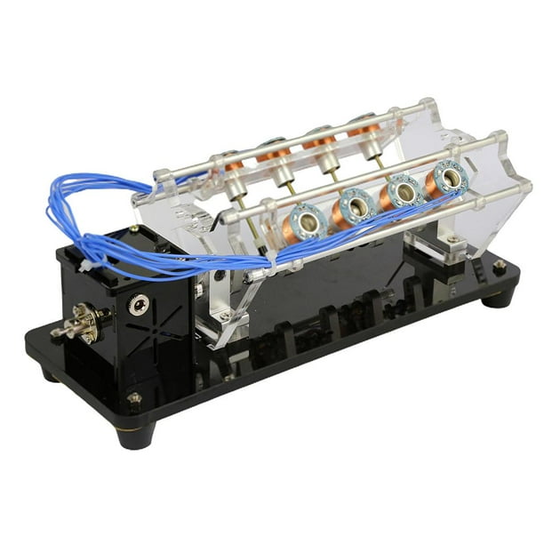 Modelo de Motor Electromagnético Yotijar Tipo V 8 bobinas