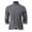 a Dark Gray Jacket for Men, variant on hopeusince Men's Turtleneck Long Sleeve Curved Hem Pullover Sweater Slim Fit Basic Knitted Jumper Tops Dark Gray L