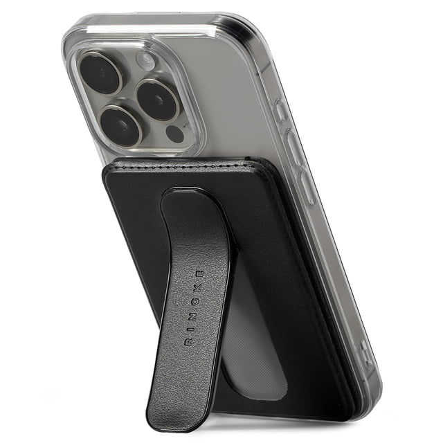 Cartera para teléfono Ringke Slide Grip, magnética, negra