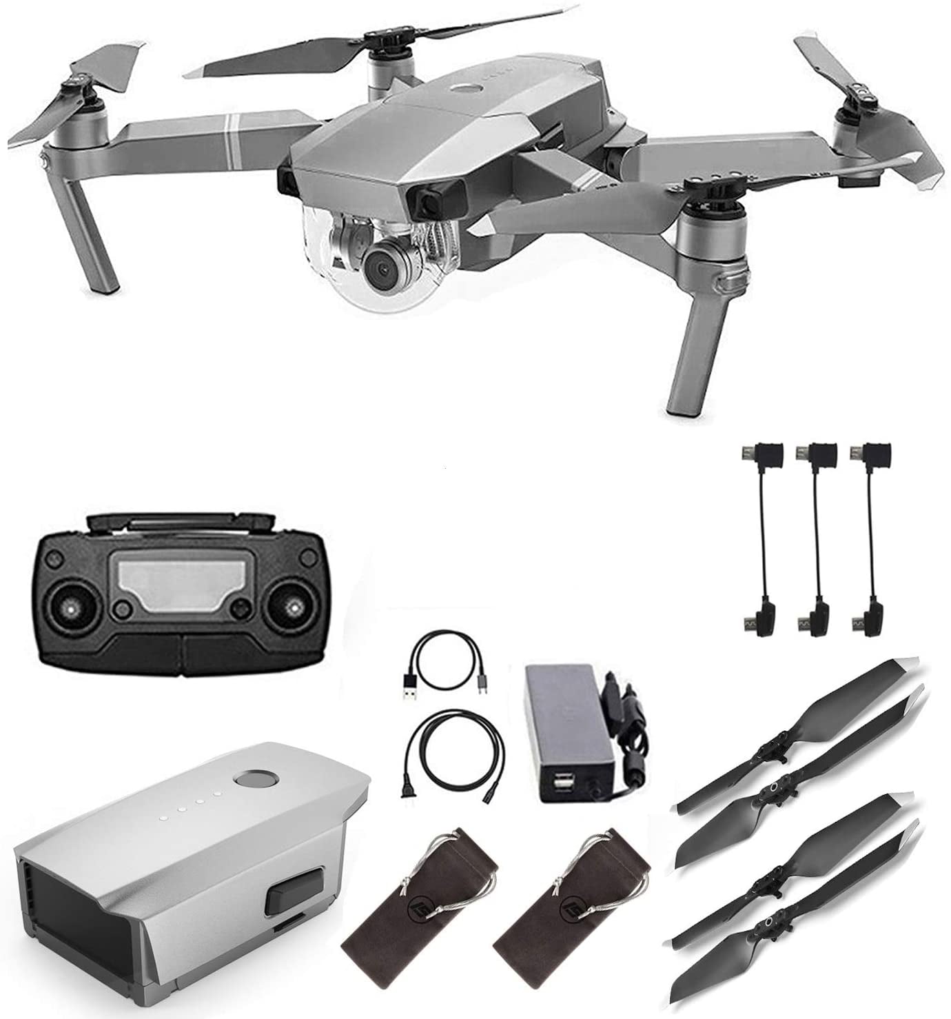 DJI Mavic Pro Platinum Clone Drone Wifi FPV 1080P Camera Foldable RC Quadcopter@ 