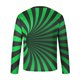 thumbnail image 5 of Blusas y camisas de manga larga con cuello redondo para hombre, estilo casual, cuello redondo, manga larga, camiseta estampada de Halloween, blusa de poliéster para hombre., 5 of 5