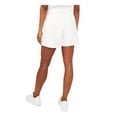thumbnail image 2 of RILEY&RAE Womens White Stretch Belted Paperbag Pull-on Shorts XXL, 2 of 4