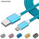 thumbnail image 2 of Cargador Micro USB de alta velocidad, cable trenzado de carga de sincronización 2,0 para Android Xiaomi Redmi note 6 pro 5 plus 4X 4 3 Kindle Xbox PS43 m Gao Jinjia LED, 2 of 2