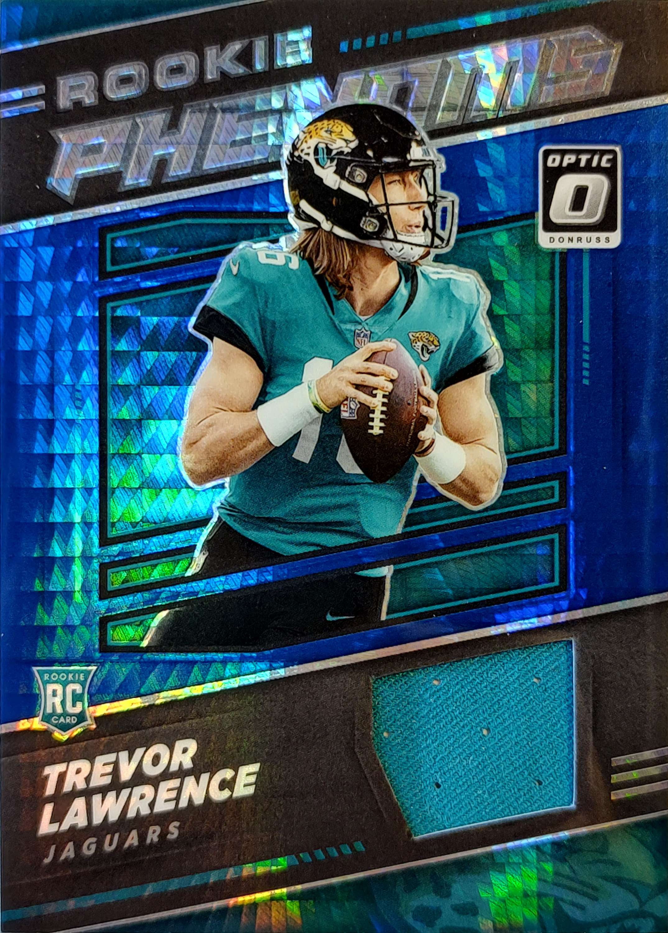 Optic good Blue Hyper Trevor Lawrence Rookie