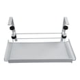 thumbnail image 5 of Desk Cord Wire Organizer 4.5~8.5cm Adjustable Cable Management Under Desk Shelf White L, 5 of 9