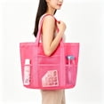 thumbnail image 4 of Giftesty 12.99x18.1" Large Capacity Women Beach Tote Bag, Portable Summer Handbag for Travel, Pool, Picnic, Shopping, 4 of 6