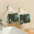 thumbnail image 6 of Qxltty Tuxedo Cat Kitchen Towels Set of 6 Ultra Soft Absorbent Quick Drying Dish Cloths 11 x 11in, 6 of 9