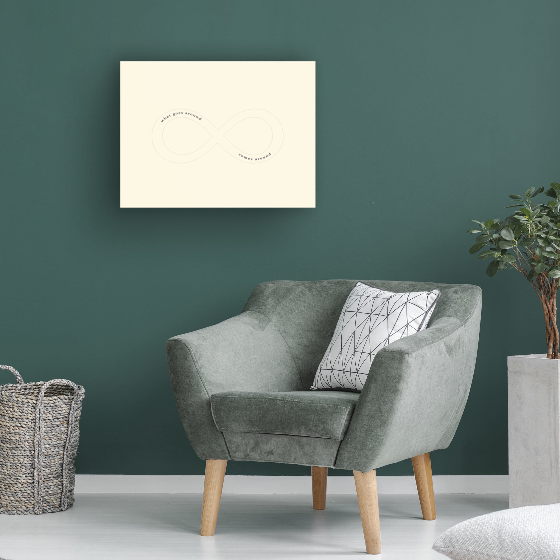 Trademark Fine Art Alicia Longley Happy Mindfulness II Canvas Wall Art