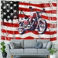thumbnail image 4 of Orinice  Motocross Dirt Bike Usa American Flag1 Tapestry Trippy Art Tapestry For Bedroom Living Room Dorm Party Decor 50x40inch, 4 of 6