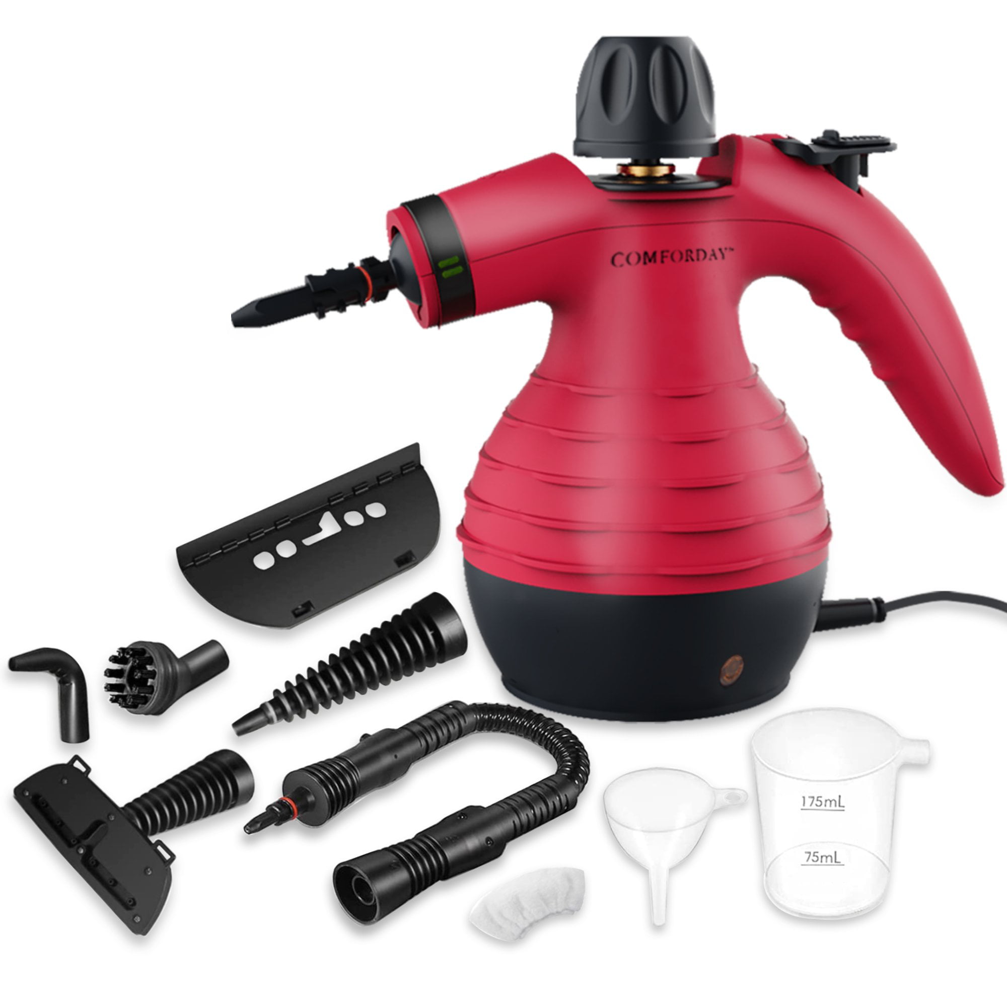 Indoor or Car Use Multi-functional Handheld Steam Cleaner with Accessories 