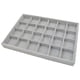 thumbnail image 1 of Caja de almacenamiento Zulema Organizador de exhibición de joyería Gris, 1 of 8