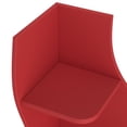 thumbnail image 5 of Yowos Corner Bookshelf, 5 Tier Modern Wall Shelf Bookcase Small Storage Rack Wavy Stylish Accent for Small Space, Plant Stand, Red, 5 of 10