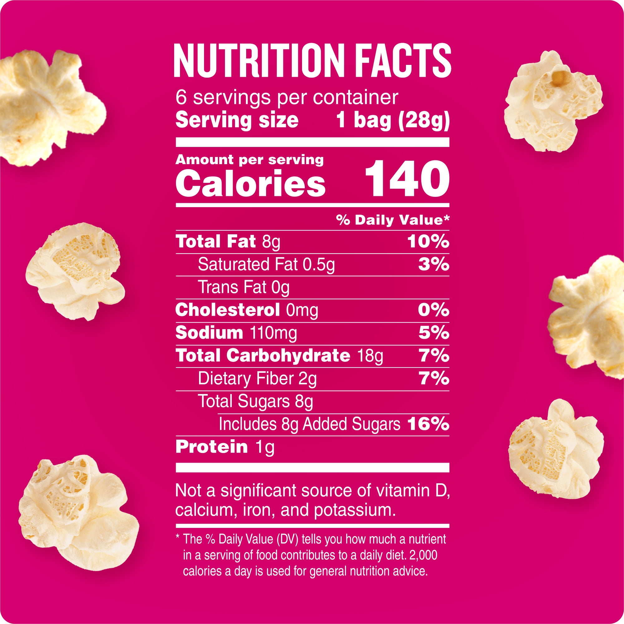 (4 pack) Angie's BOOMCHICKAPOP Sweet & Salty Kettle Corn, 1 oz. (6 Count)
