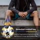 thumbnail image 4 of Bolsa de red para balones de fútbol, ​​almacenamiento de malla para transporte de baloncesto (amarillo y azul) Likrtyny Para estrenar, 4 of 6