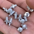 thumbnail image 3 of Riwesomey Juego de remaches ciegos de aluminio, aleación de aluminio, 50 Uds., para Metal, plástico, madera, 50 Uds., todos los remaches con Herramientas y ferretería, 3 of 6