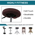 thumbnail image 6 of AIGIA 1 Pack Bar Stool Covers Round Stool Covers With Elastic Bands Slipcover Washable Stool Cushion Covers, 6 of 7