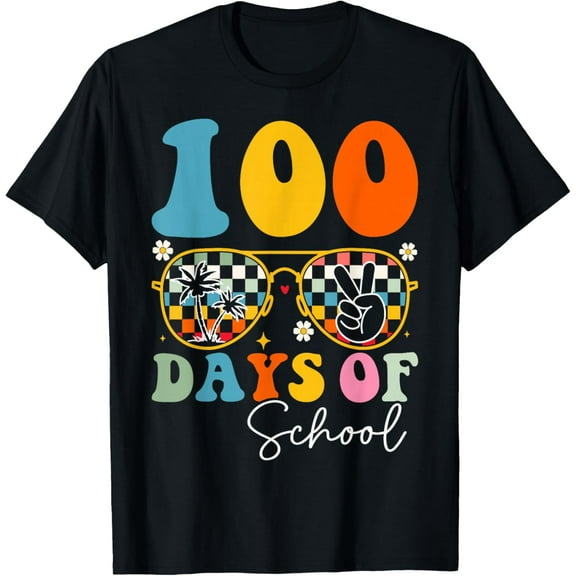 Funny 100 Days of School Teacher 100th Day of School T-Shirt Shirts