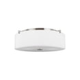 thumbnail image 2 of Sea Gull Lighting Sunset Drive 3-Light Ceiling Light in Brushed Steel, 2 of 2