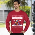 thumbnail image 3 of Christmas Sweatshirt, Deck the Halls with Bowling Balls Funny Christmas Sweatshirt, Unique Holiday Bowling Lover Sweatshirt, Holiday Gift for Women & Men, 3 of 5