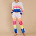 thumbnail image 1 of SMihono Pantalon en Lin pour Femmes Mode Grande Taille Décontracté Ample Col Rond Manches Longues Pantalon de Costume Décontracté pour la Maison Pantalon Large pour Femmes, jusqu'à 65 % de Réduction!, 1 of 9