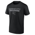 thumbnail image 2 of MLB Kansas City Royals Men's Black Tonal Cotton Short Sleeve Tee, 2 of 3