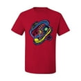 thumbnail image 2 of Colorful Sneakers Chucks Streetwear Men's Graphic T-Shirt, Red, Small, 2 of 3