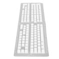 thumbnail image 3 of Teclas de teclado 129 teclas Pudín Transparente OEM Altura PBT Moldeo por inyección de dos colores Teclas de teclado DIY Blanco, 3 of 14