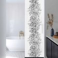 thumbnail image 3 of Black Grey Eucalyptus Leaves Window Privacy Film, Spring Summer Botanical Floral Static Cling UV Sun Blocking Heat Control Window Tint, Non-Adhesive One Way Windows Privacy Cover 17.7''x78.7'', 3 of 7